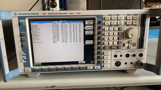 kopen Rohde en Duurzame het Spectrumanalysator FSP7 9KHz-7GHz van Schwarz rf online vervaardiging