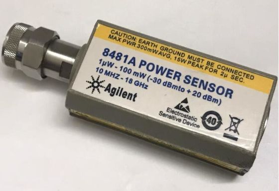 kopen Gebruikte Agilent 8481A RF-vermogensensor met een bereik van 10 MHz tot 18 GHz en metingen van het vermogen van -30 tot +20 dBm online vervaardiging