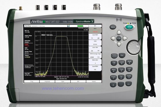 kopen Anritsu MS2720T Handheld Spectrum Analyzer met 9 kHz tot 20 GHz Bereik, >106 dB Dynamisch Bereik en -112 dBc/Hz Fase Ruis online vervaardiging