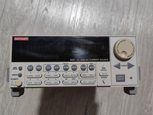 kopen Keithley 6221 Ultragevoelige stroombron en gelijkstroomtoevoer met 100fA tot 100mA bereik en 10MHz uitgangsupdate online vervaardiging