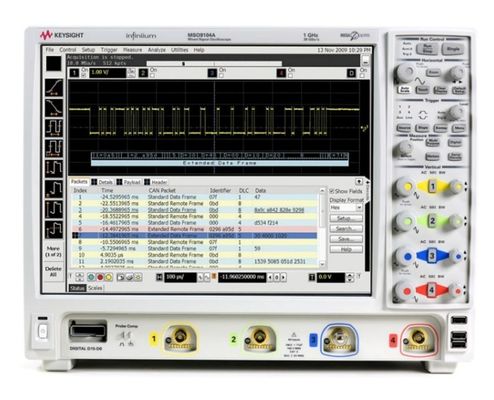 kopen Keysight MSO9104A Mixed Signal Oscilloscope met 1 GHz Bandbreedte, 4 Analoge en 16 Digitale Kanalen, 20 GSa/s Sample Rate online vervaardiging