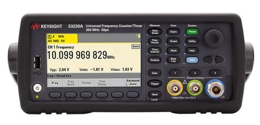 kopen Keysight 53230A 350 MHz Universele Frequentieteller/Timer met 12 cijfers/s Resolutie en 20 ps Tijdinterval online vervaardiging