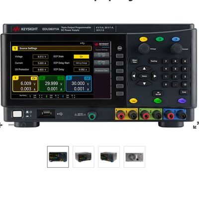kopen Keysight EDU36311A 6V 80W USB Triple-Output DC Bench Power Supply met Smart Bench essentials online vervaardiging