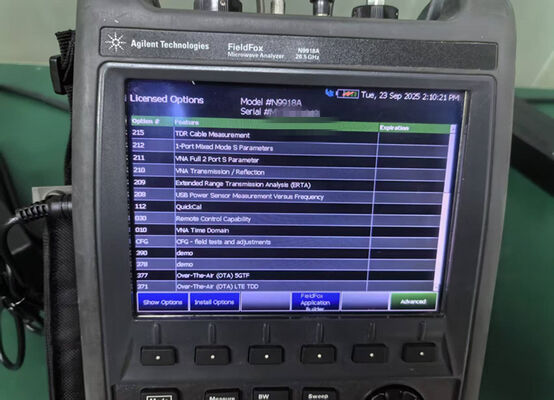 kopen Keysight N9918A FieldFox Handheld Microwave Combination Analyzer met 26,5 GHz Frequency en Draagbaar Rackmount Design online vervaardiging