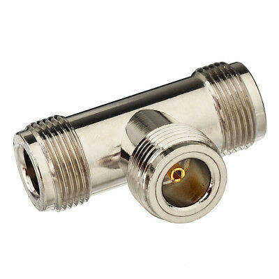kopen N Type Tee Male Female Adapter with IP67 Waterproof Brass Housing and 50Ω Impedance for RF Applications online vervaardiging