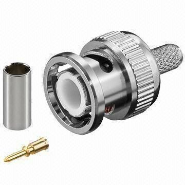 kopen BNC vrouwelijke RF-connector met IP67 waterdichte classificatie, DC-4GHz frequentiebereik en vergulde contacten voor PCB-montage online vervaardiging
