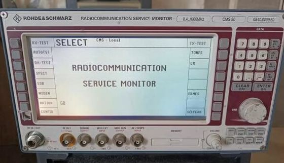 Rohde en van de de Analysatorradioverbinding van Schwarz CMS50 de Dienstmonitor