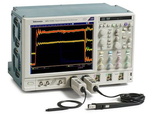 Tektronix DPO7104C Digitale fosforoscilloscoop 1 GHz 4 Ch 10 GS/S Voor het analyseren van signalen