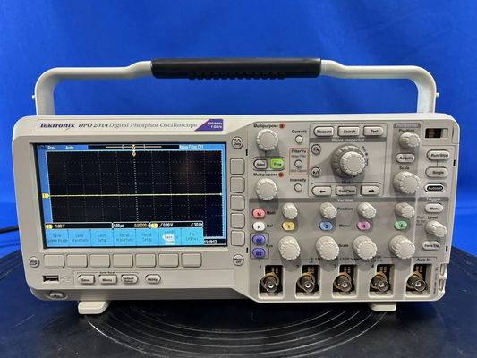 Tektronix DPO2014 Analoog Digitale Fosfor Oscilloscoop 4 Kanaal met 100MHz 1GS/s