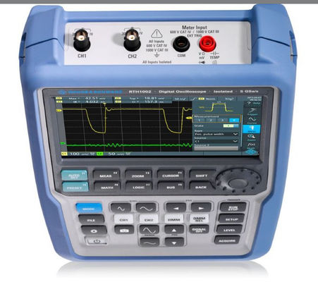 Rohde and Schwarz Scope Rider Handheld Oscilloscope met 500 MHz Bandbreedte, 10-bit ADC Resolutie en Geïsoleerde Kanalen