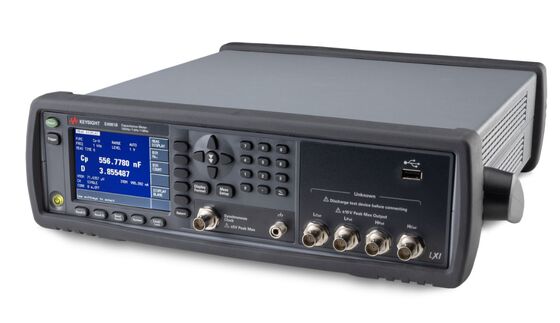 Keysight Agilent E4981B Benchtop LCR-meter met hoge snelheid 2,3 ms meting, 0,05% nauwkeurige C-D-test en 0 F tot 2,0 mF bereik