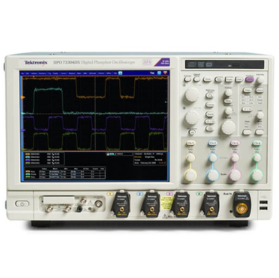 MSO/DPO70000DX Mixed Signal Oscilloscope met bandbreedte van 8 GHz, steekproefsnelheid van 100 Gs/s en 4 analoge 16 digitale kanalen