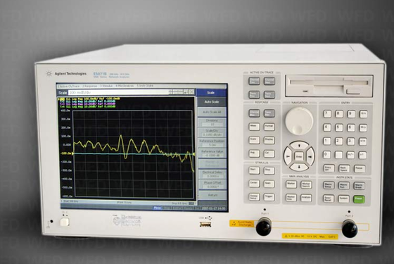 Keysight E5071B ENA-serie RF-netwerkanalysator met een frequentiebereik van 300 kHz tot 8,5 GHz en een dynamisch bereik van 125 dB voor een zeer nauwkeurige S-parametermeting