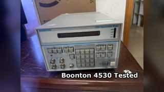 Boonton 4530 RF-vermogensmeter werktest
